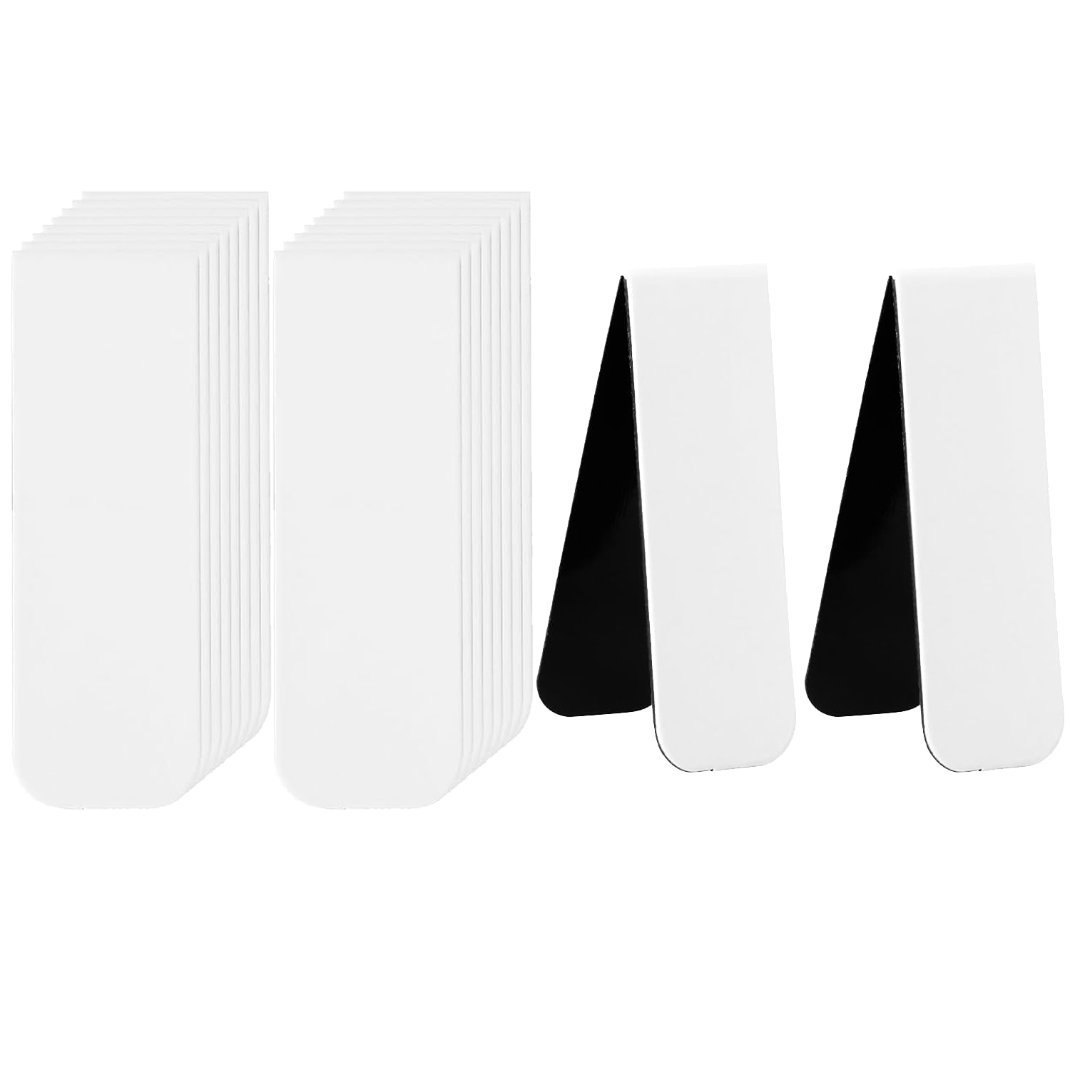 Bookmark Magnetic Clip - 15 marcapáginas magnéticos en blanco para
