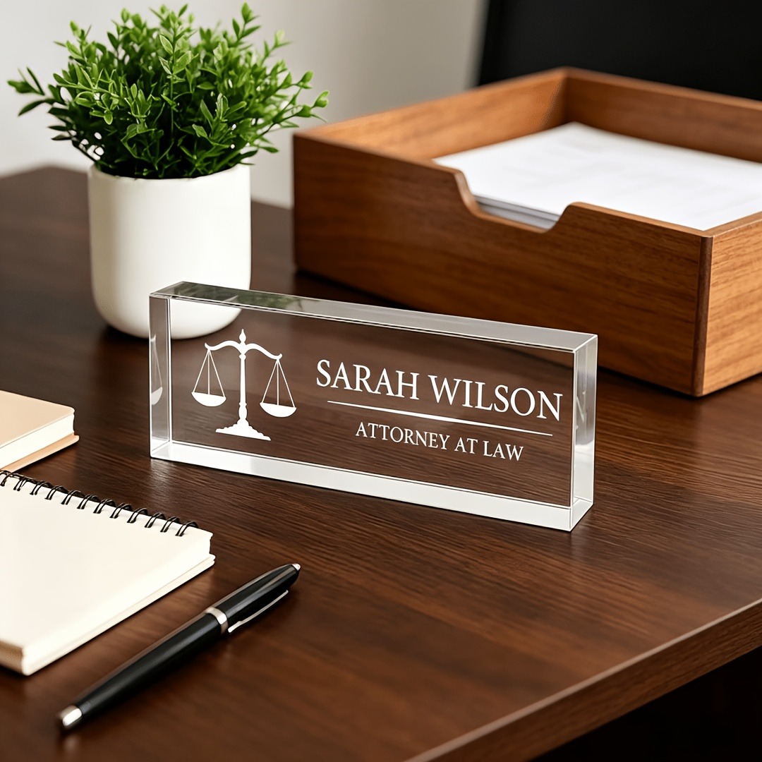 Placa de Identificación de Acr - Desk Name Plate reseña y precio