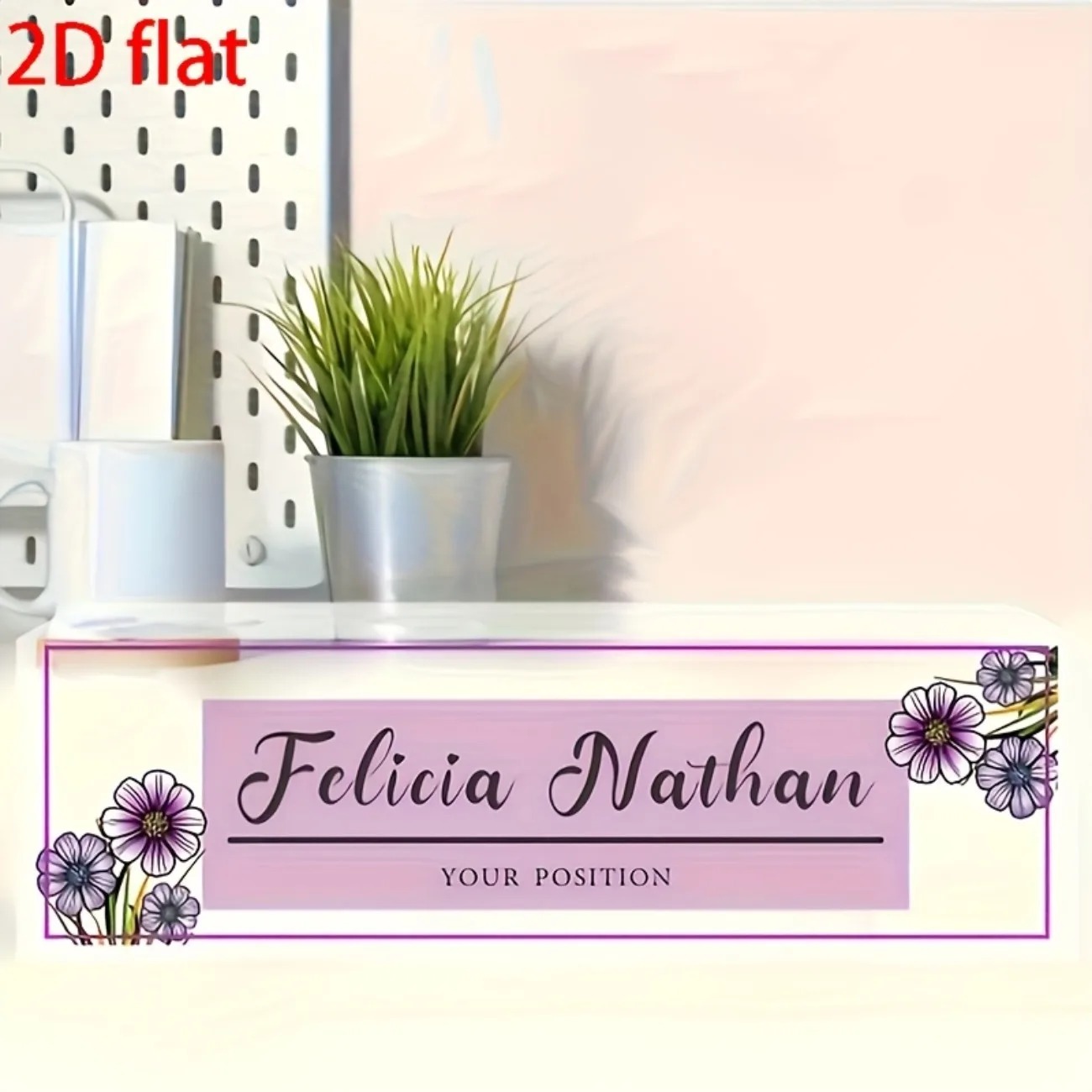 Placa de identificación de esc - Desk Name Plate reseña y precio