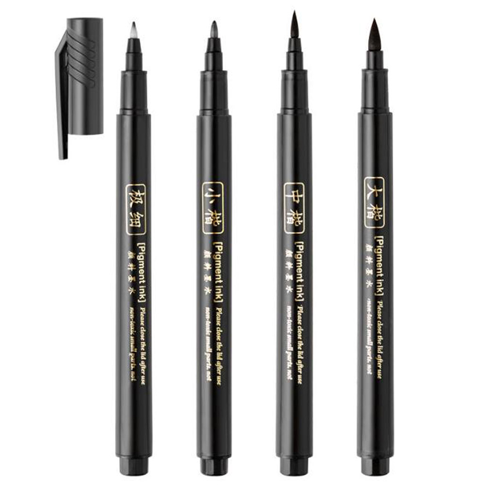 4 pinceles para caligrafía, pa - Stationery Supplier reseña y precio