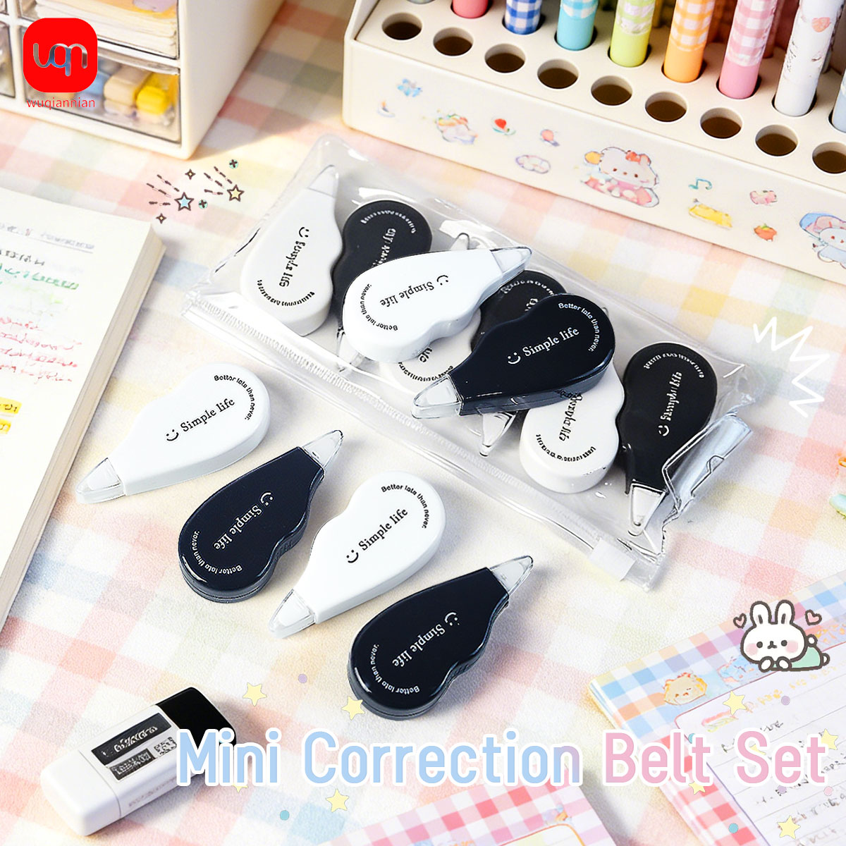 WQN - Mini Cinta Correctora Bl - Office Supply Office Stationery Items reseña y precio